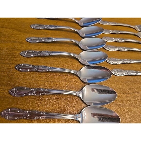 Vintage Oneidacraft Thor Custom Stainless Spoons & Forks Flatware 17 pieces - Picture 5 of 13